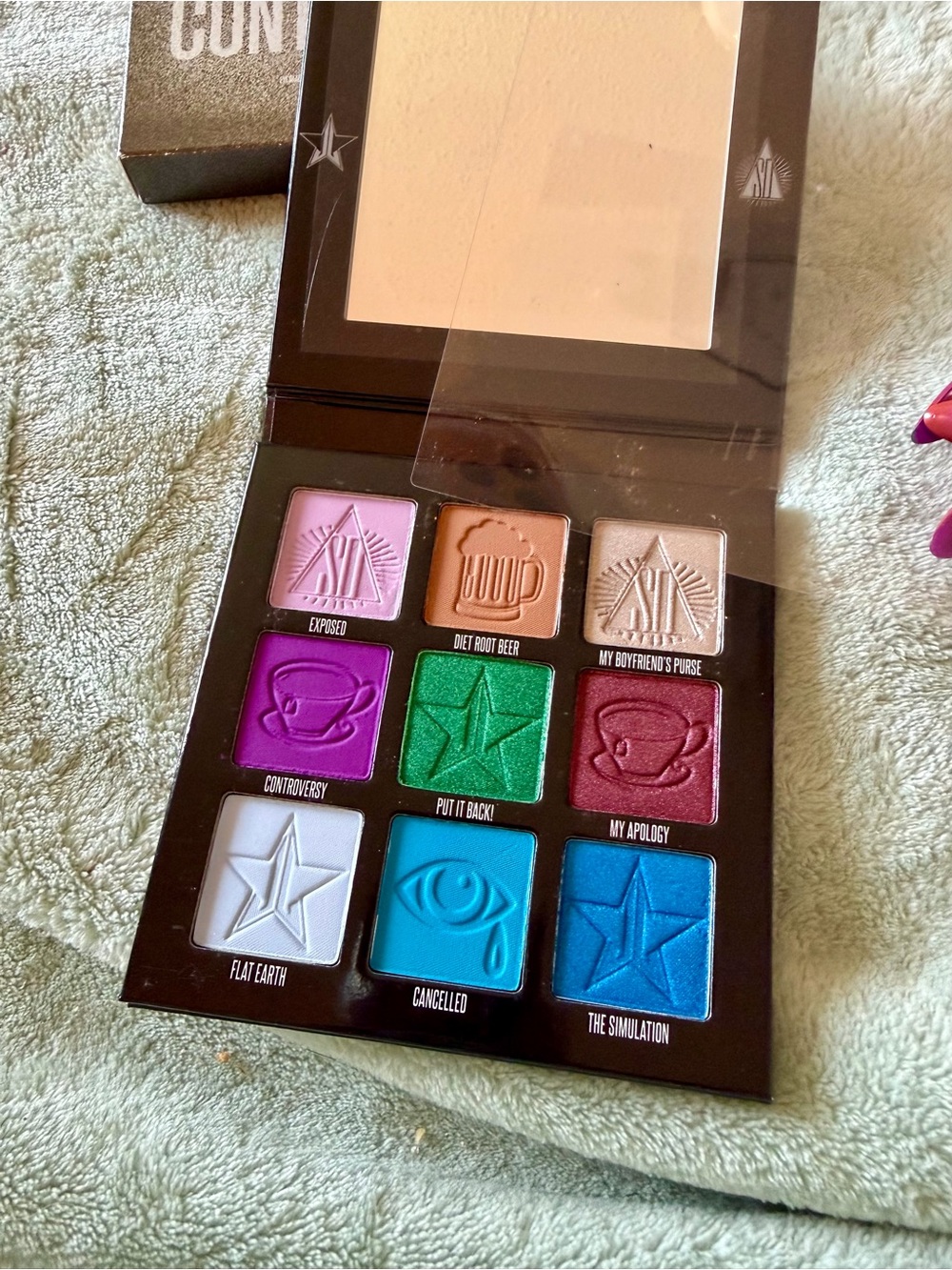 Jeffree Star x Shane Dawson Mini Controversy Palette - Emerald Edition (NIB)